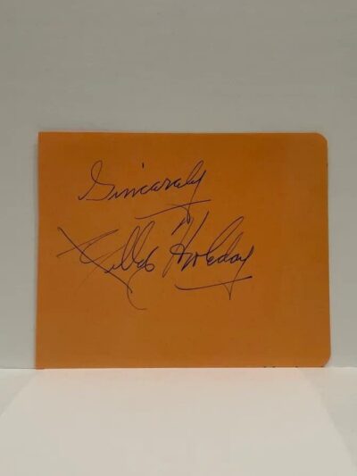 Billie Holiday Signature 5.5x4.5