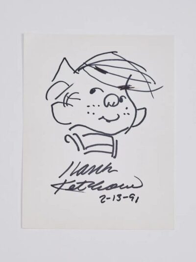 Hank Ketcham Sketch of Dennis