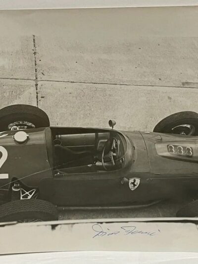Dino Ferrari 10x8 Autographed Photo RARE