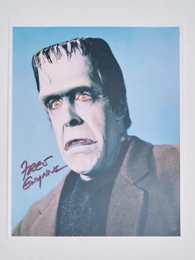 Classic monster character with autograph