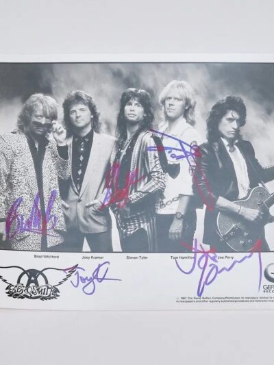 Aerosmith Brad Whitford Signed Photo 10x8