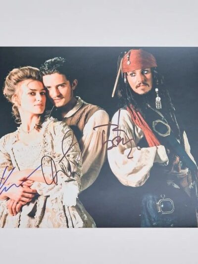 Three characters in pirate-themed costumes