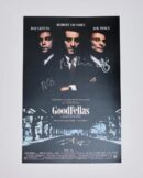 Goodfellas movie poster with signatures.