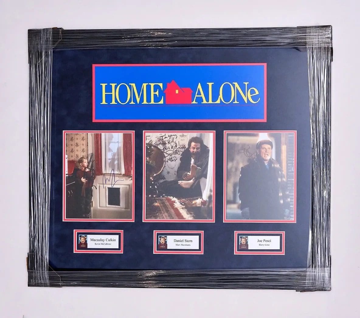 Framed Home Alone Autographed Photos