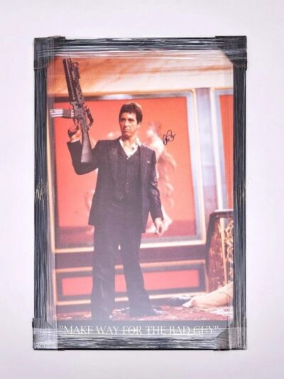 Framed Al Pacino Autographed Scarface Movie Poster