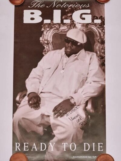 The Notorious B.I.G. Ready to Die poster.