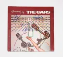 The Cars Heartbeat City album cover autographed.
