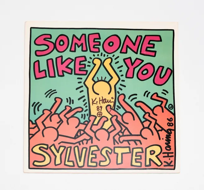 Keith Haring Autographed Album Someone Like You Artist