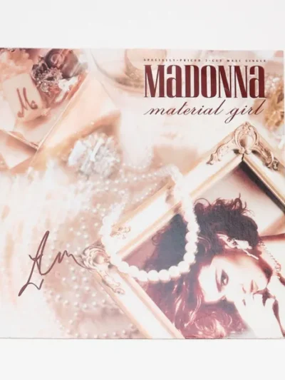 Madonna Signed Album Material Girl