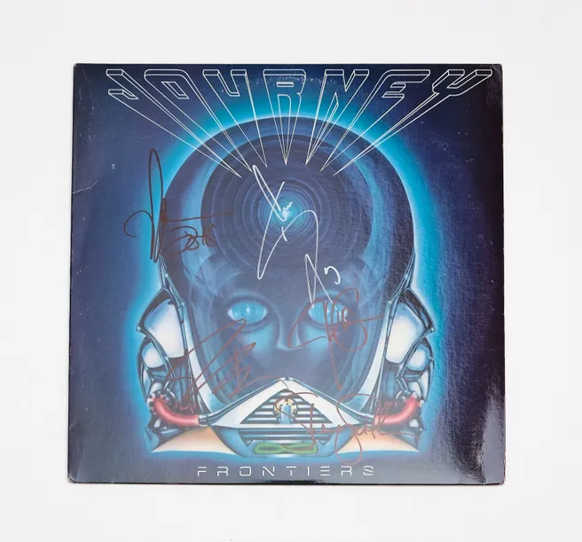Album cover of "Frontiers" by Journey.