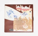 Led Zeppelin II album cover with signatures.