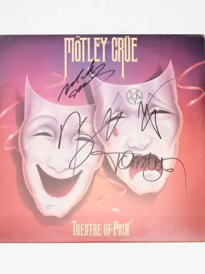 Mötley Crüe "Theatre of Pain" album cover.