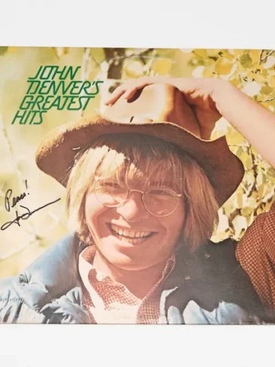John Denver Signed Album John Denver is Greatest Hits