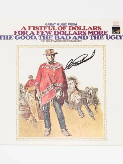 Clint Eastwood Signed Movie Music Album