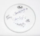 Rare Stevie Ray Vaughan Autographed Drum Head