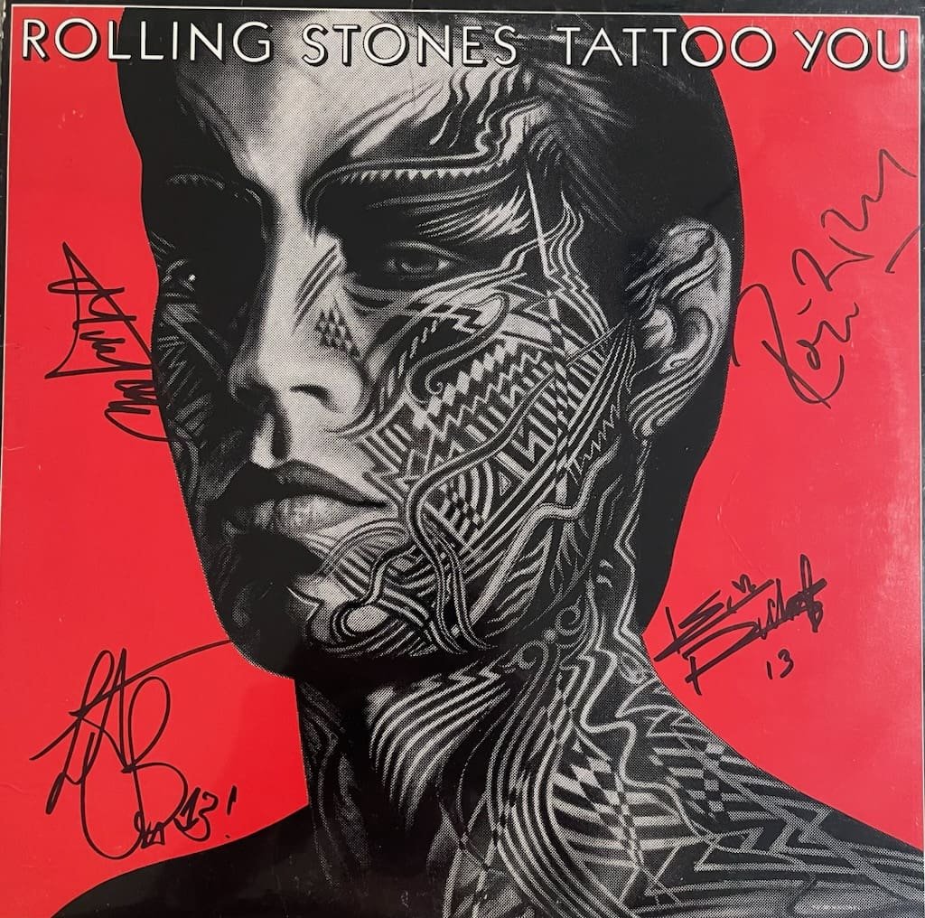 Rolling Stones "Tattoo You" album cover artwork