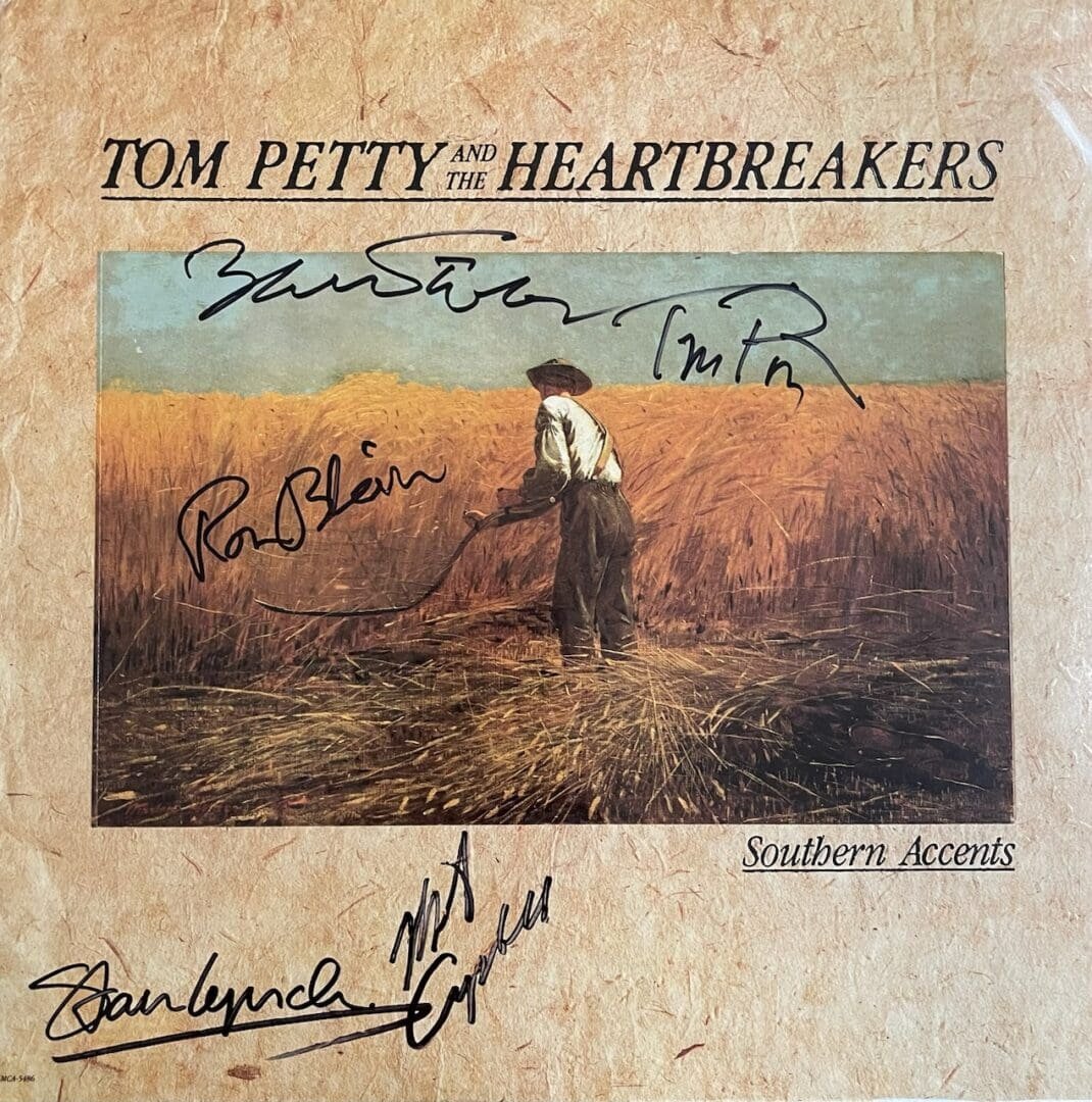 "Tom Petty & The Heartbreakers" Autographed Album - Southern Accents