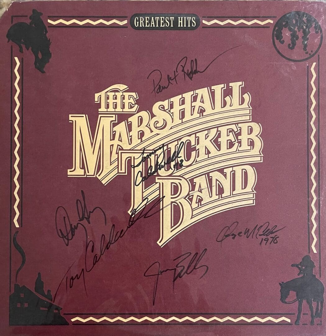 Signed Marshall Tucker Band greatest hits cover