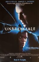 Unbreakable movie poster with two faces