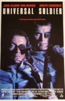 Blue-lit movie poster with two cyborg soldiers