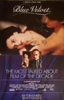 Blue Velvet movie poster featuring reclining couple