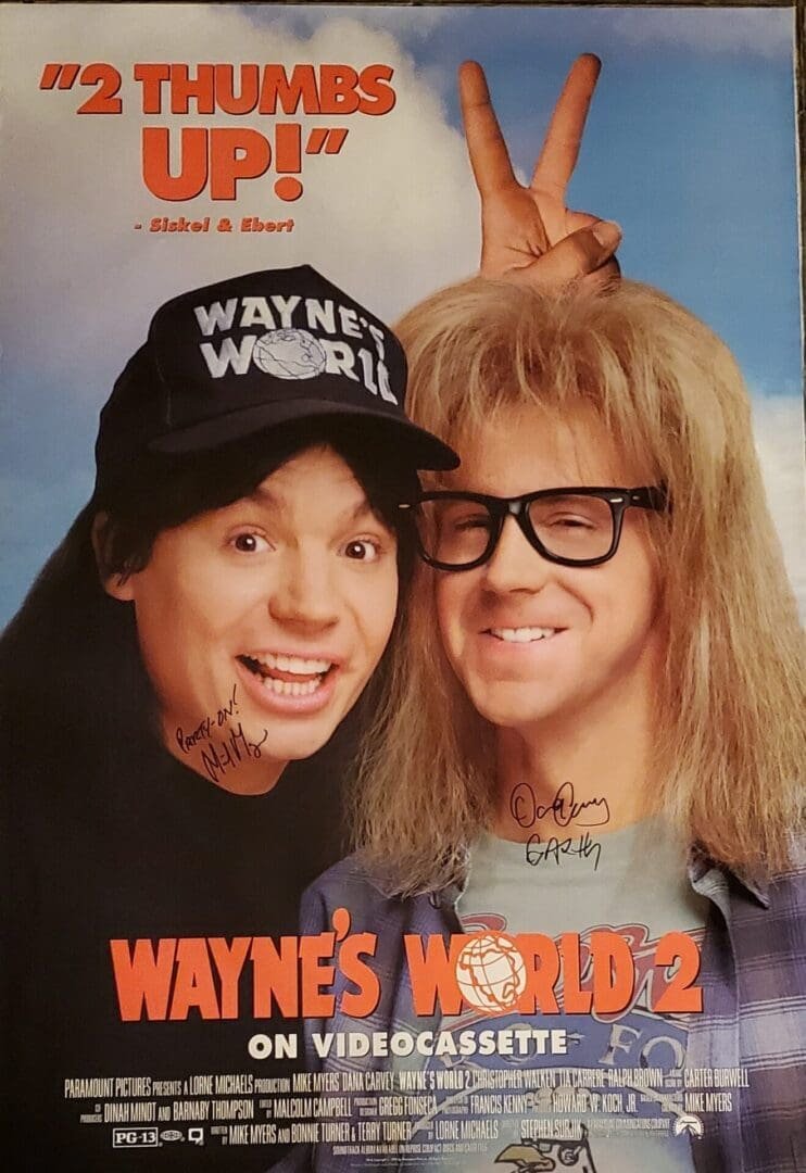 Comedy movie poster with two smiling men