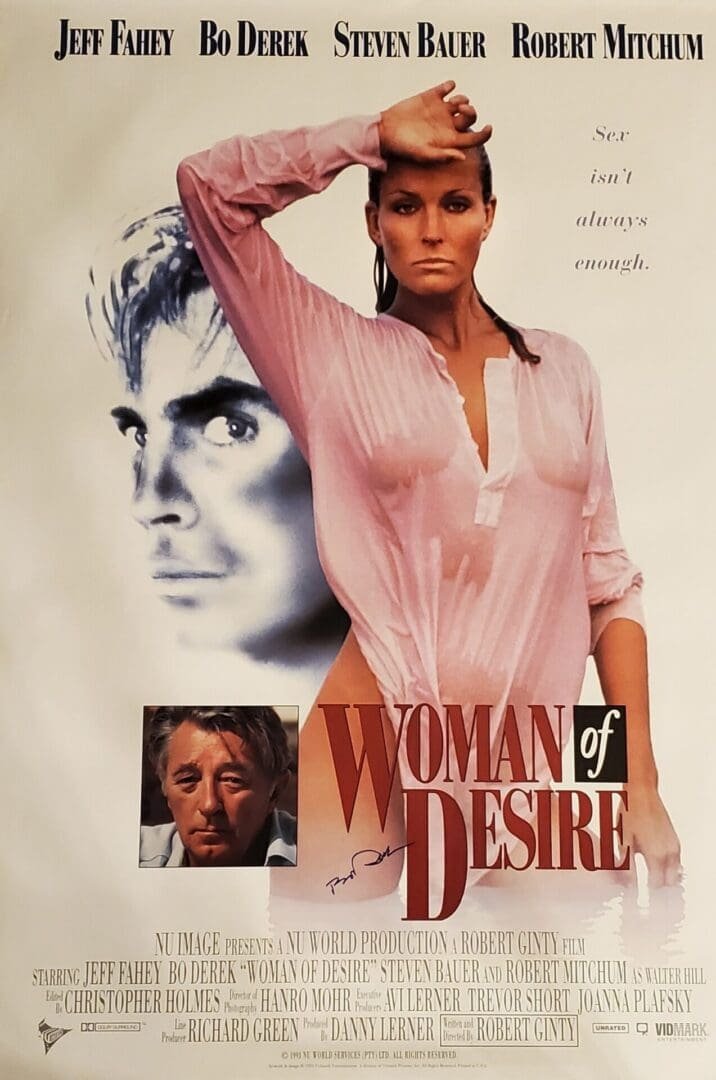 Woman of Desire movie poster, woman posing